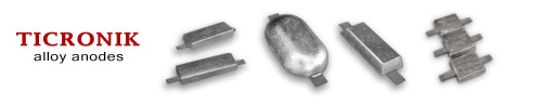 Ticronik products: Sacrificial Zinc alloy anode - Cathode protection for ships uderwater part